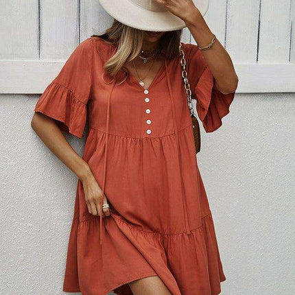 Elegant Viscose Dress for Women - Perfect for Spring and Summer - Très Elite