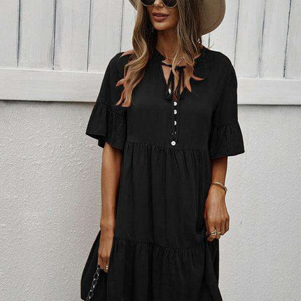 Elegant Viscose Dress for Women - Perfect for Spring and Summer - Très Elite
