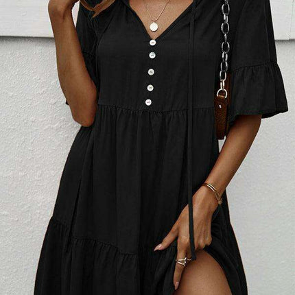 Elegant Viscose Dress for Women - Perfect for Spring and Summer - Très Elite
