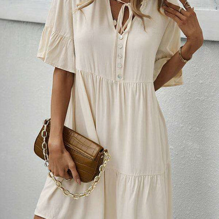 Elegant Viscose Dress for Women - Perfect for Spring and Summer - Très Elite