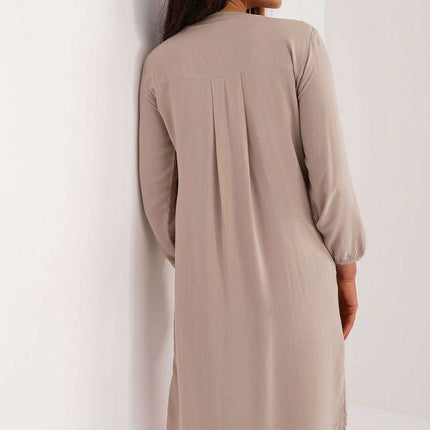 Elegant Viscose Heart Neckline Dress for Effortless Summer Style - Très Elite
