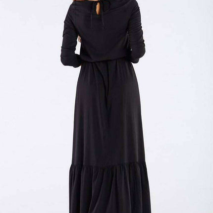 Elegant Viscose Kimono-Style Maxi Dress - Très Elite