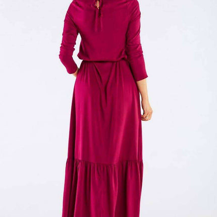 Elegant Viscose Kimono-Style Maxi Dress - Très Elite