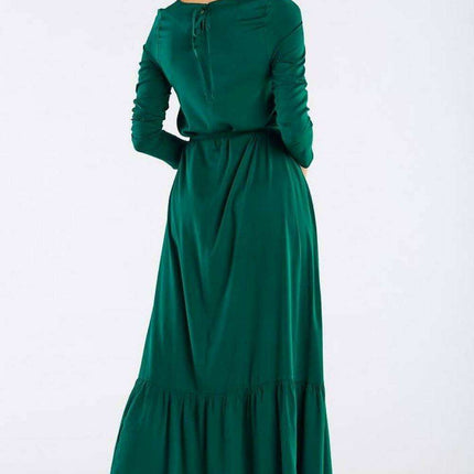 Elegant Viscose Kimono-Style Maxi Dress - Très Elite