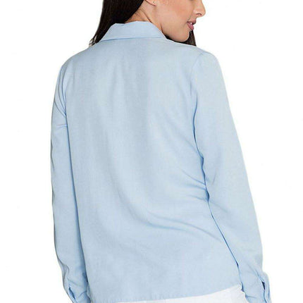 Elegant Viscose Long Sleeve Shirt with Stylish Press Studs by Figl - Très Elite