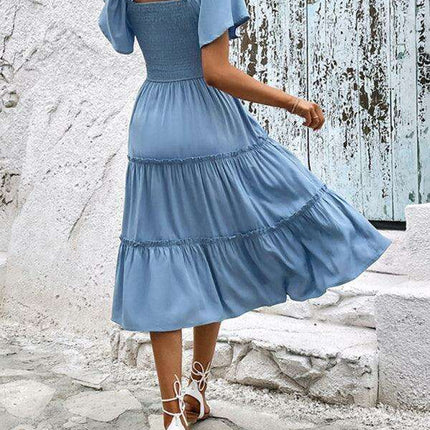 Elegant Viscose Midi Dress: Timeless Versatility for Every Event - Très Elite