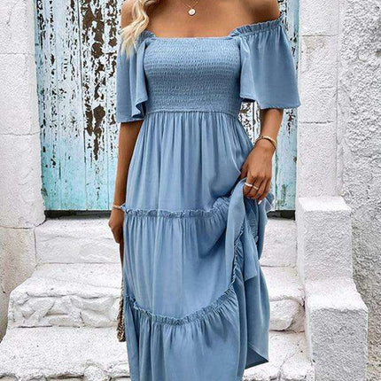 Elegant Viscose Midi Dress: Timeless Versatility for Every Event - Très Elite