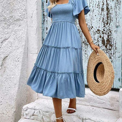 Elegant Viscose Midi Dress: Timeless Versatility for Every Event - Très Elite