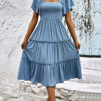 Elegant Viscose Midi Dress: Timeless Versatility for Every Event - Très Elite