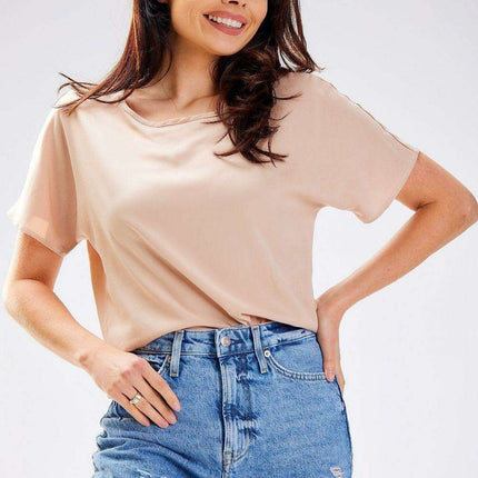 Elegant Viscose Summer Blouse for Effortless Chic