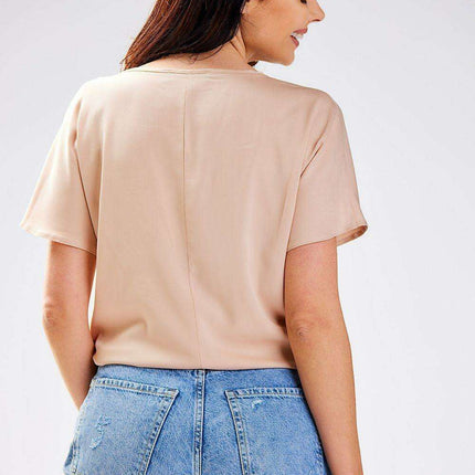 Elegant Viscose Summer Blouse for Effortless Chic - Très Elite