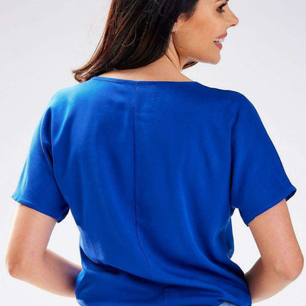 Elegant Viscose Summer Blouse for Effortless Chic - Très Elite