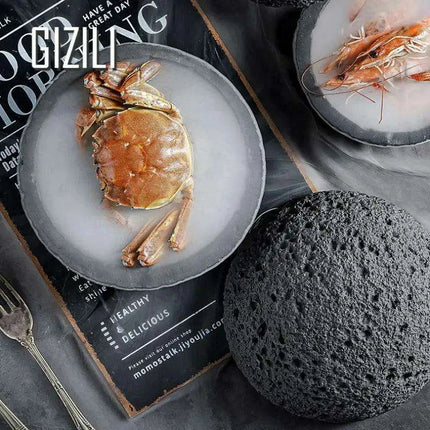 Elegant Volcano Stone-Inspired Melamine Bowl Set for Exceptional Dining