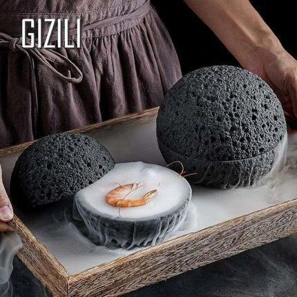 Elegant Volcano Stone-Inspired Melamine Bowl Set for Exceptional Dining
