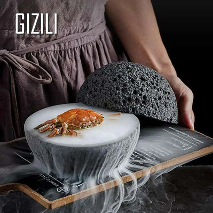 Elegant Volcano Stone-Inspired Melamine Bowl Set for Exceptional Dining