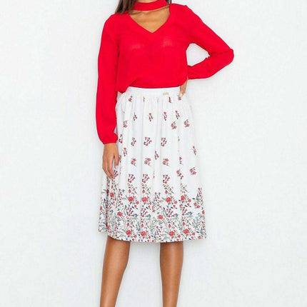 Elegant Waist-Creased Midi Skirt - The Ultimate Wardrobe Essential - Très Elite