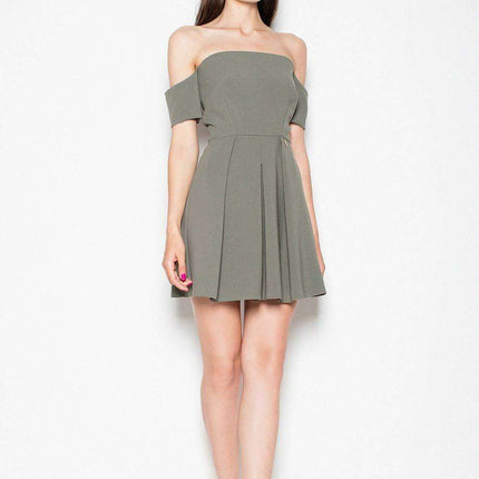 Elegant Waist-Cut Mini Dress by Venaton - Très Elite