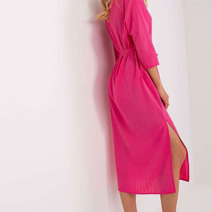 Elegant Waist-Tie Dress with Chic Comfort - Très Elite