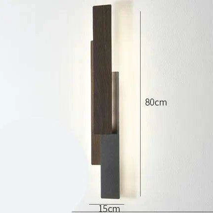 Elegant Walnut Wood Remote-Controlled Wall Sconce for Modern Home Illumination- Très Elite- Très Elite