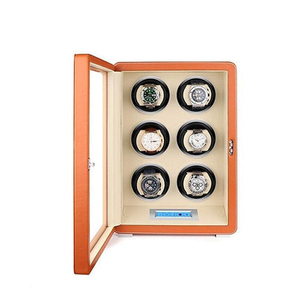 Elegant Watch Winder Storage Box by Botanica for Automatic Timepieces- Très Elite- Très Elite