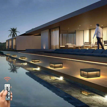 Elegant Waterproof LED Pillar Top Light for Outdoor Ambiance – Perfect for Streets, Fences, and Landscapes - Très Elite