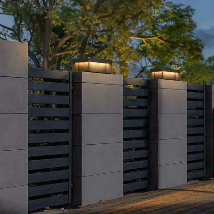 Elegant Waterproof LED Pillar Top Light for Outdoor Ambiance – Perfect for Streets, Fences, and Landscapes - Très Elite