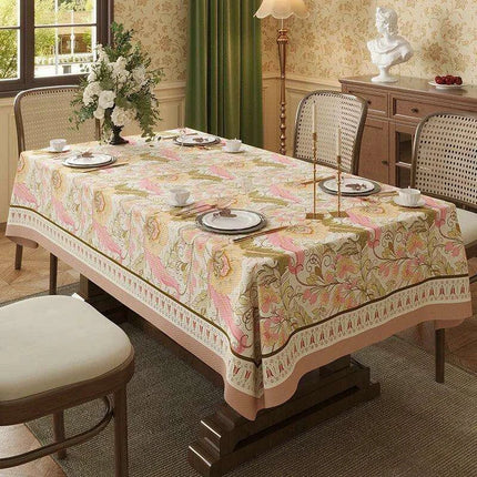Elegant Waterproof Tablecloth Inspired by American Countryside Charm- Très Elite- Très Elite