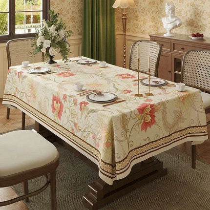 Elegant Waterproof Tablecloth Inspired by American Countryside Charm- Très Elite- Très Elite