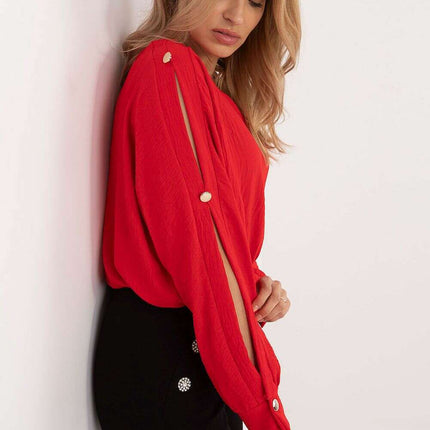 Elegant White Blouse 203339 For Work And Everyday Wear - Très Elite