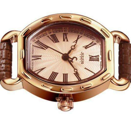 Elegant White Leather Women's Watch by JULIUS - A Must-Have Fashion Statement- Très Elite- Très Elite