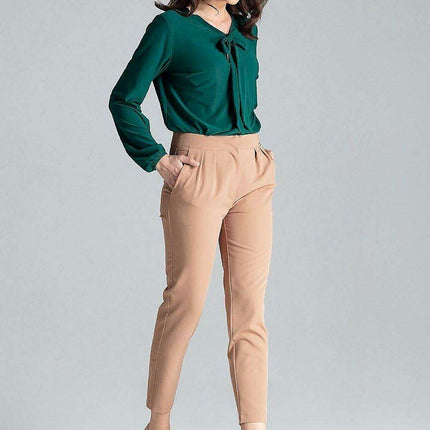 Elegant Women's Lenitif Tailored Cigarette Pants - Très Elite