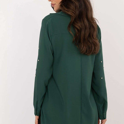 Elegant Womens Long Sleeve Shirt With Zircons 203325 - Très Elite
