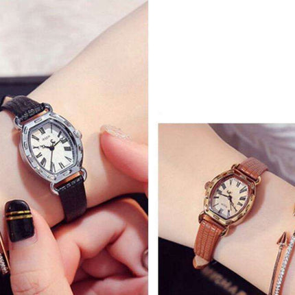 Elegant Women's Red Leather Watch - A Versatile Accessory for Every Event- Très Elite- Très Elite