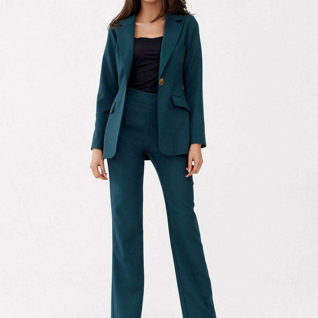 Elegant Women's Tailored Polyester Pants with Custom Fit Options