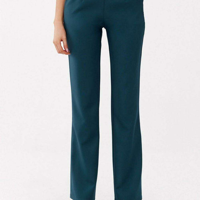 Elegant Women's Tailored Polyester Pants with Custom Fit Options