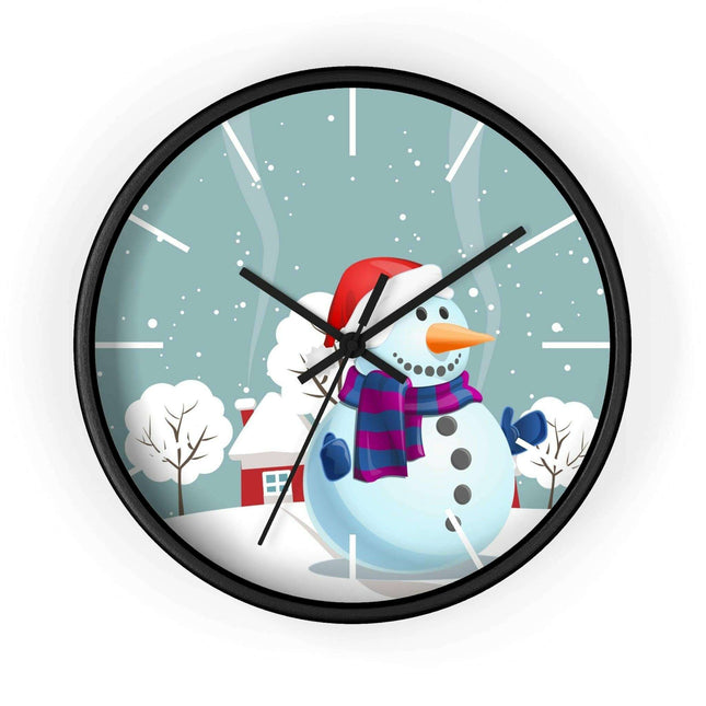 Elegant Wooden Framed Wall Clock - A Perfect Addition to Upscale Decor