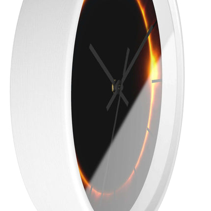 Elegant Wooden Framed Wall Clock for Upscale Home Interior - Très Elite