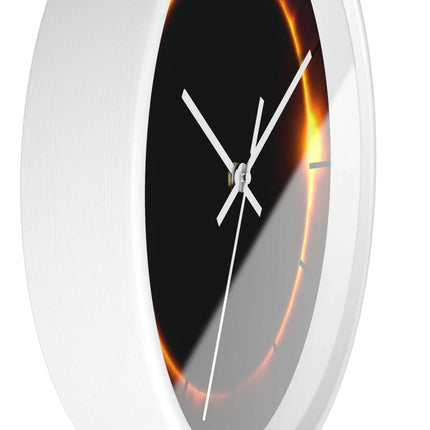 Elegant Wooden Framed Wall Clock for Upscale Home Interior - Très Elite