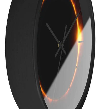 Elegant Wooden Framed Wall Clock for Upscale Home Interior - Très Elite