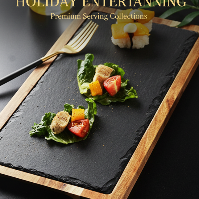 Elegant Wooden Serving Platters for Memorable Holiday Celebrations