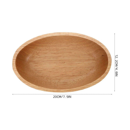 Elegant Wooden Serving Tray Set for Fruits, Desserts, and Sushi - Chic Home Decor Essential - Très Elite
