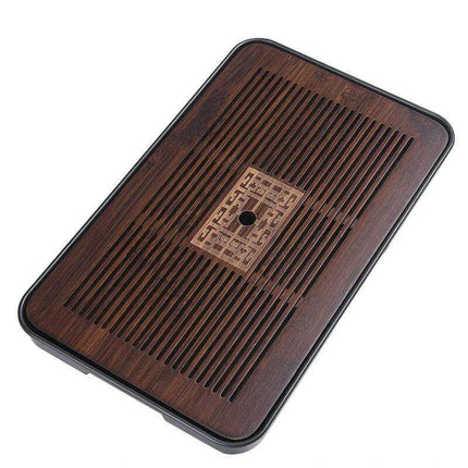 Elegant Wooden Tea Set with Nordic Coasters and Mess-Free Serving Design - Très Elite