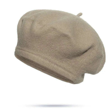 Elegant Wool Beret - Classic Winter Accessory for Women and Teens - Très Elite