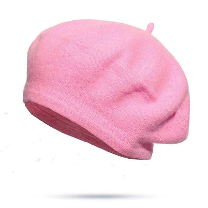 Elegant Wool Beret - Classic Winter Accessory for Women and Teens - Très Elite