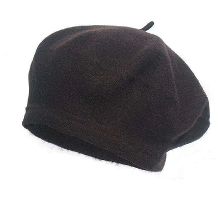 Elegant Wool Beret - Classic Winter Accessory for Women and Teens - Très Elite