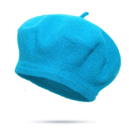 Elegant Wool Beret - Classic Winter Accessory for Women and Teens - Très Elite