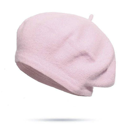 Elegant Wool Beret - Classic Winter Accessory for Women and Teens - Très Elite