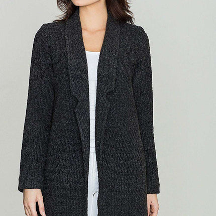 Elegant Wool Blend Collar Coat - Très Elite