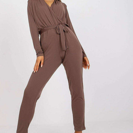 Elegant Wrap-Front Jumpsuit - Très Elite