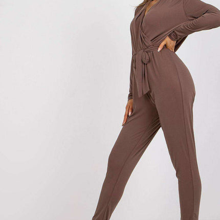 Elegant Wrap-Front Jumpsuit - Très Elite